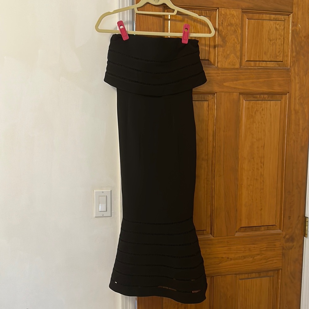 Black tube dress